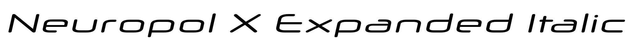 Neuropol X Expanded Italic image